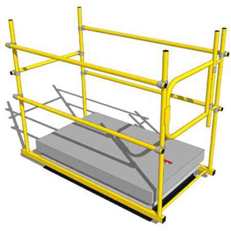 JL Industries SHG-2436 Self-Closing Safety Gate – 24–36 Adjustable, Yellow Powder Coat