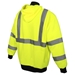 Radwear SJ01 Class 3 Long Sleeve Hooded Sweatshirt Hi-Viz Green - 345-SJ01-3ZGS-