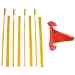 ACRO 21000 - X-Warning Line, Set of 4 with Flags - WL-21000