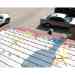 ACRO 21000 - X-Warning Line, Set of 4 with Flags - WL-21000