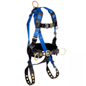 FallTech 7073LX - Contractor 3D Construction Belted Full Body Harness - Large/XL