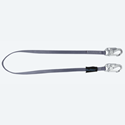 FallTech 8206 - Web Restraint Lanyard, Fixed-Length w/ Steel Snap Hooks, 6 ft. 