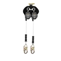 Guardian Fall Protection - CR3-EDGE Class 2, Double Leg, Cable, Self-Retracting Lifeline - 8 ft. 