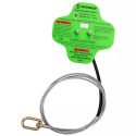 SafeWaze - Drop-Through Cable Anchor, Green