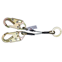 Super Anchor Safety 6515-SH - 2-D Lanyard Double Locking Steel Snaphooks