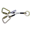 Super Anchor Safety 6515-CS - 2-D Lanyard w/ Steel Twist Lock Carabiners