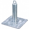 Tie Down 70870-L16 18 in. Screw-On Commercial Roof Anchor with 16 in. x 16 in. Base