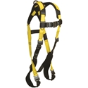 FallTech 7021BQC - Journeyman Flex Harness, 1 D-ring, Dorsal Quick Connect Legs and Chest, Unifit