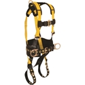 ##HTMLENCODE[FallTech, #7035L Journeyman Harness, Back & Side D-rings, TB Legs & MB Chest, 6 in. Waist Paid, - Large]##