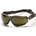 Pyramex GB1850SFT V2G Safety Glasses-Black Frame 5.0 IR Filter Lens