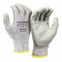 Pyramex GL402C5 Polyurethane Dipped Gloves, Large