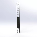 BlueWater Manufacturing - Ladder Guard, 6 ft.  Ladder Door Security System 
