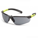 Pyramex SGL10120DTM Sitecore Gray and Lime Gray H2MAX Anti-fog
