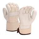 Pyramex Premium Grain Cowhide Leather Palm Gloves with Rubberized Safety Cuff - GL1003W