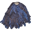 RACE - Blue Denim Yarn Mop with Screwhead, 100% Cotton, 1.5 lb - 3 lb