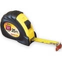 25 ft. / Rubber Grip Double Sided Magnetic Hook Tape Measure