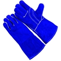 Premium Blue Shoulder Leather Welder Glove