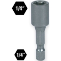 Hex Drive Magnetic Nut Setter - 1-7/8" x 1/4"