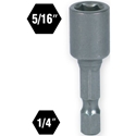 Hex Drive Magnetic Nut Setter - 5/16 in. x 1-5/8 in.