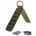 Guardian Fall Protection 00455 Temper Reusable Roof Peak Anchor (Fasteners Included)