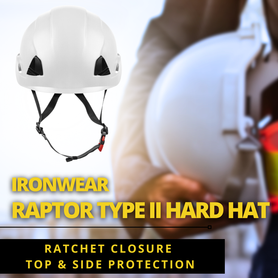 Get A Head Start On Safety With Ironwear's Raptor Type II Hard Hat ...